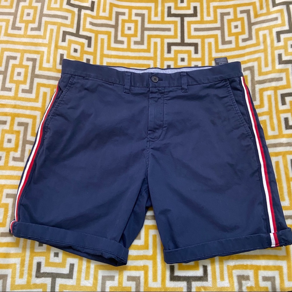 Tommy Hilfiger Mens Blue Bermuda Shorts 36 Casual